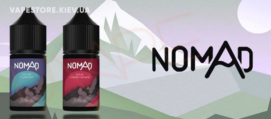 Купить Жидкости на солевом никотине Nomad - широкая вкусовая линейка