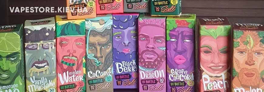 Заказать Жидкости на солевом никотине в Сумах - натуральный состав