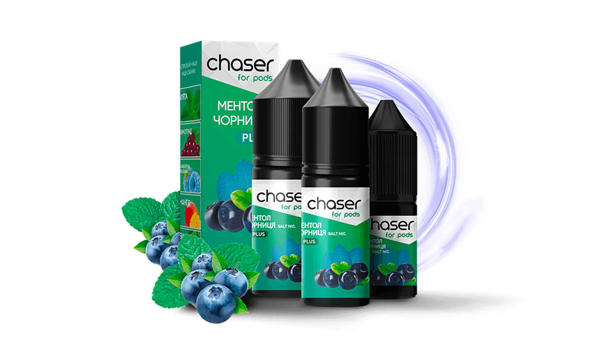 Жижи Chaser со вкусом черники и ментола