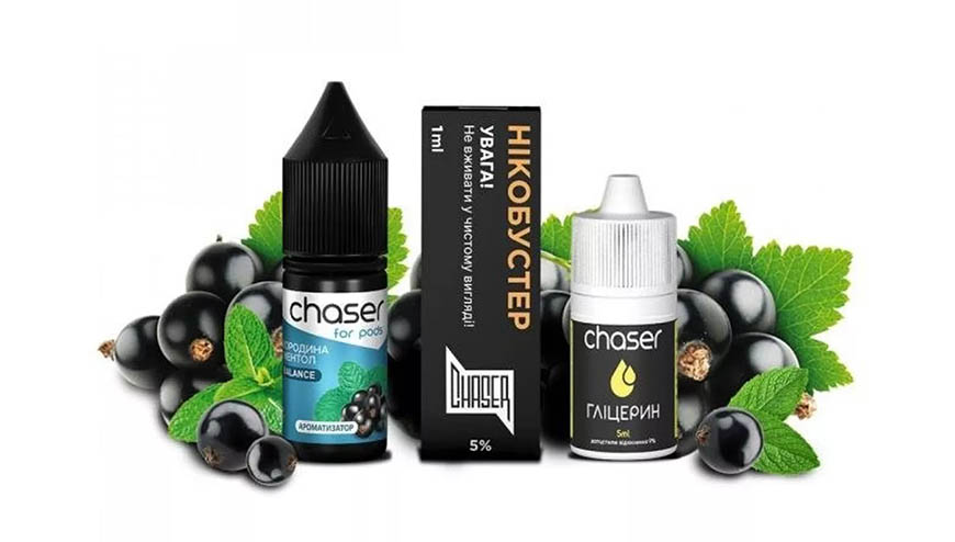 Жижи Chaser со вкусом смородины и ментола