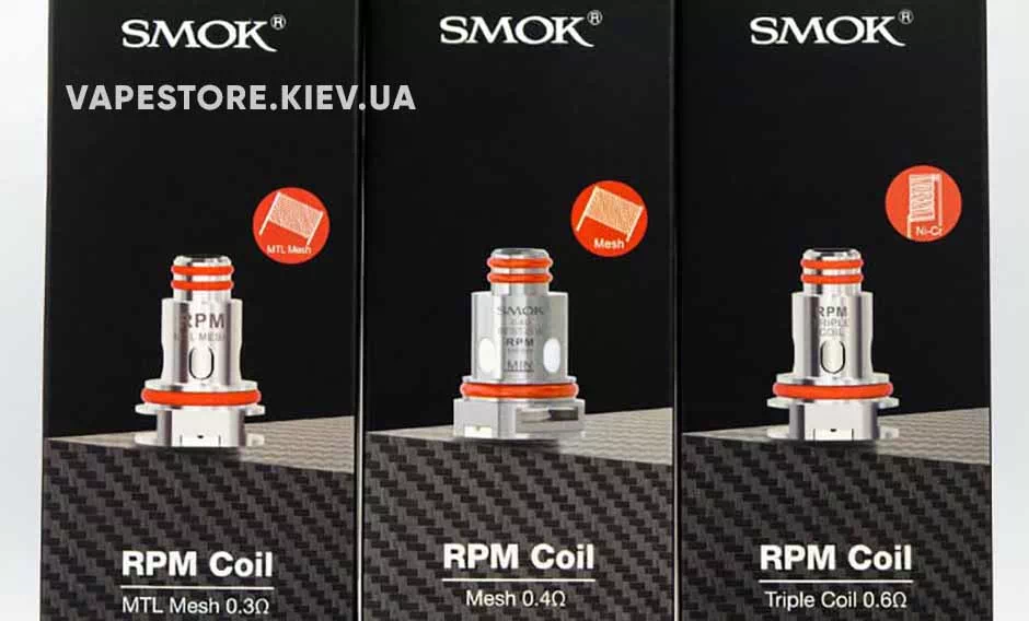 Купить Сменный испаритель SMOK RPM для Nord 2, Nord 4, Nord X, Nord 50W Kit - обеспечивает объемные облачка пара