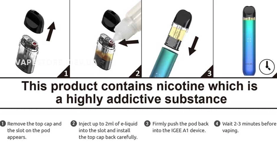 Сменный картридж Smok IGEE A1 Pod Meshed Купить Сменный картридж Smok IGEE A1 Pod Meshed - предназначен для парения в стиле сигаретной затяжки