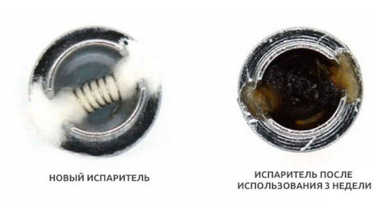 Как понять что картридж или испаритель сгорел